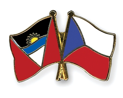 Fahnen Pins Antigua-und-Barbuda Tschechische-Republik