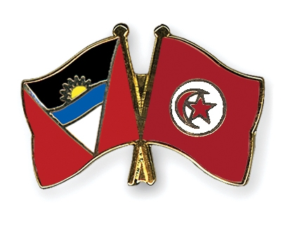 Fahnen Pins Antigua-und-Barbuda Tunesien