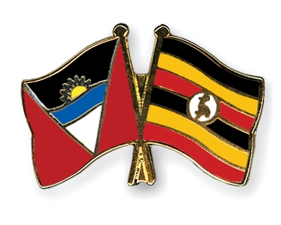 Fahnen Pins Antigua-und-Barbuda Uganda