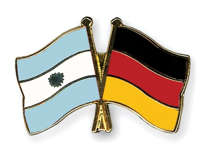 Fahnen Pins Argentinien Deutschland