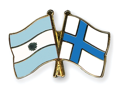 Fahnen Pins Argentinien Finnland