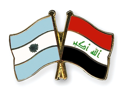 Fahnen Pins Argentinien Irak