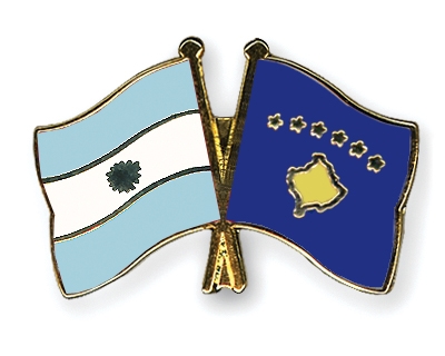 Fahnen Pins Argentinien Kosovo