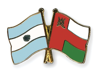 Fahnen Pins Argentinien Oman