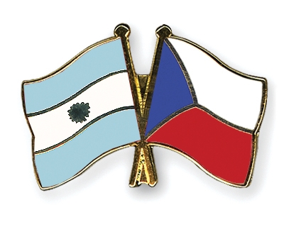 Fahnen Pins Argentinien Tschechische-Republik