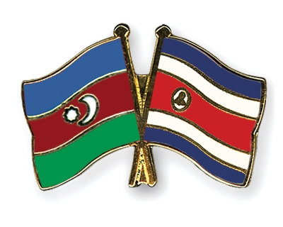 Fahnen Pins Aserbaidschan Costa-Rica