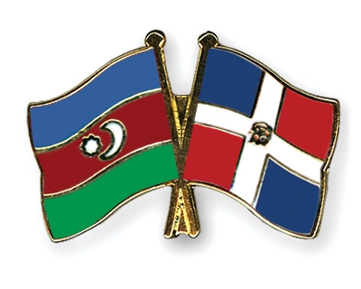 Fahnen Pins Aserbaidschan Dominikanische-Republik