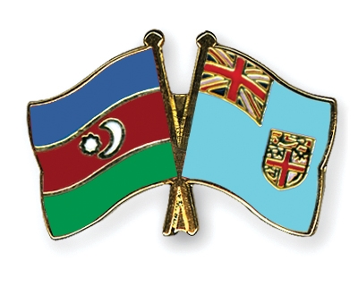 Fahnen Pins Aserbaidschan Fidschi