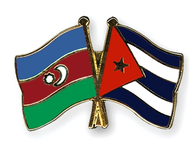 Fahnen Pins Aserbaidschan Kuba