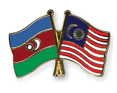 Fahnen Pins Aserbaidschan Malaysia