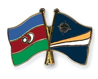 Fahnen Pins Aserbaidschan Marshallinseln