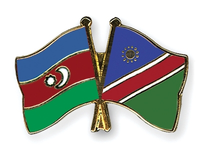 Fahnen Pins Aserbaidschan Namibia