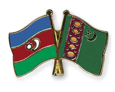 Fahnen Pins Aserbaidschan Turkmenistan
