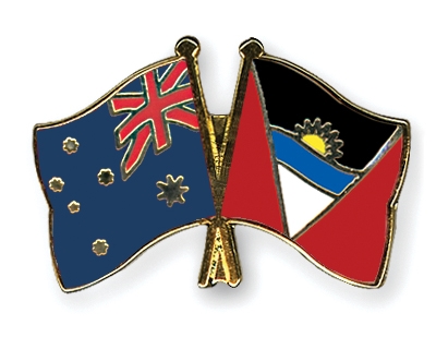 Fahnen Pins Australien Antigua-und-Barbuda