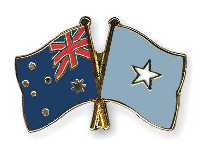 Fahnen Pins Australien Somalia