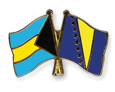 Fahnen Pins Bahamas Bosnien-und-Herzegowina