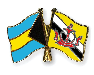 Fahnen Pins Bahamas Brunei-Darussalam