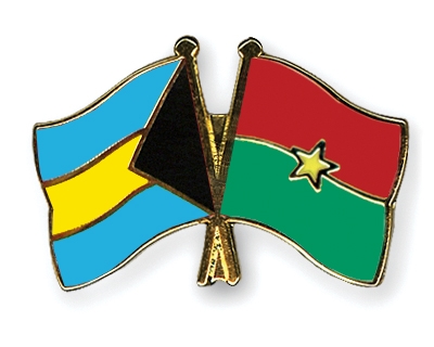 Fahnen Pins Bahamas Burkina-Faso