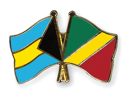 Fahnen Pins Bahamas Kongo-Republik