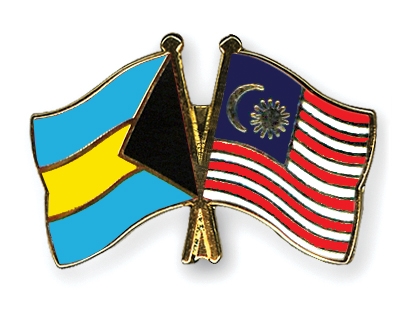 Fahnen Pins Bahamas Malaysia