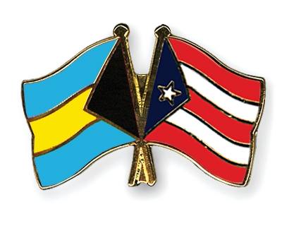Fahnen Pins Bahamas Puerto-Rico