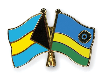 Fahnen Pins Bahamas Ruanda
