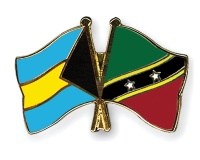 Fahnen Pins Bahamas St-Kitts-und-Nevis