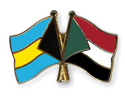 Fahnen Pins Bahamas Sudan