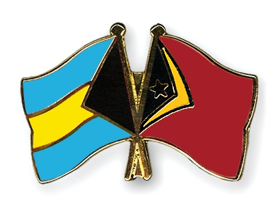 Fahnen Pins Bahamas Timor-Leste