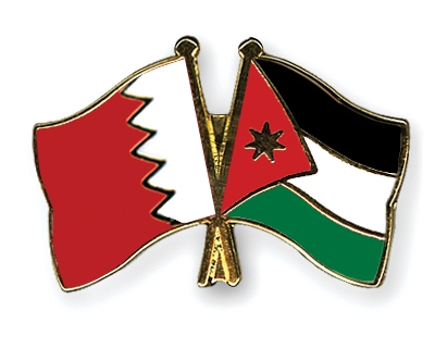 Fahnen Pins Bahrain Jordanien
