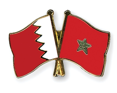 Fahnen Pins Bahrain Marokko