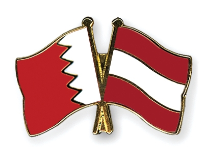 Fahnen Pins Bahrain sterreich