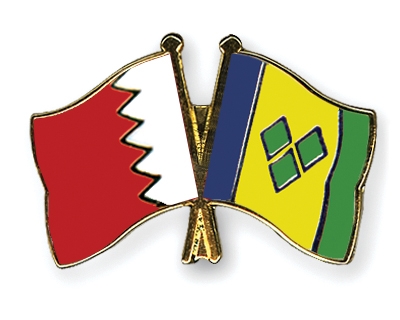 Fahnen Pins Bahrain St-Vincent-und-die-Grenadinen