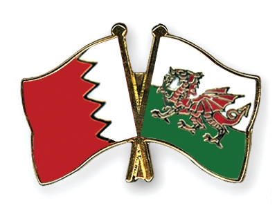 Fahnen Pins Bahrain Wales