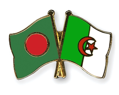 Fahnen Pins Bangladesch Algerien