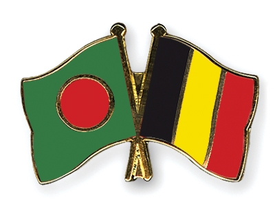 Fahnen Pins Bangladesch Belgien