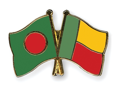 Fahnen Pins Bangladesch Benin