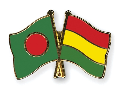 Fahnen Pins Bangladesch Bolivien