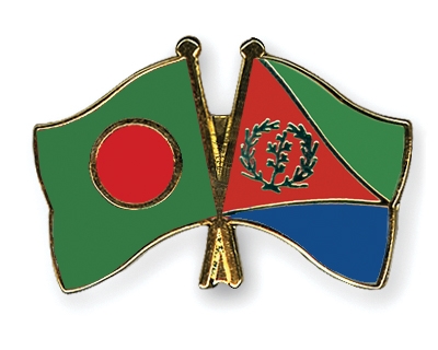 Fahnen Pins Bangladesch Eritrea