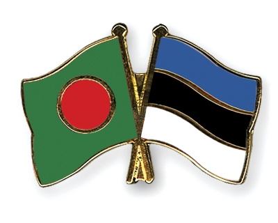 Fahnen Pins Bangladesch Estland