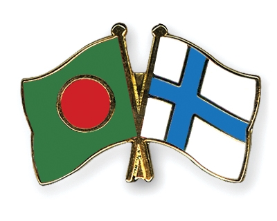 Fahnen Pins Bangladesch Finnland