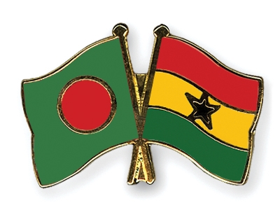 Fahnen Pins Bangladesch Ghana
