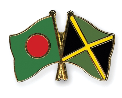 Fahnen Pins Bangladesch Jamaika