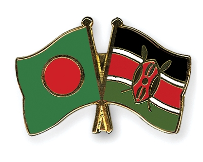 Fahnen Pins Bangladesch Kenia