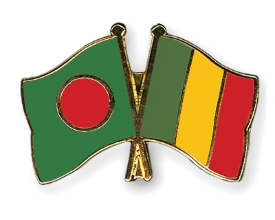 Fahnen Pins Bangladesch Mali