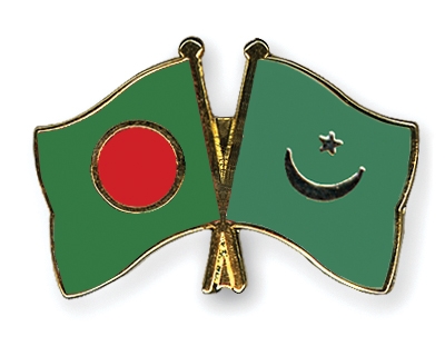 Fahnen Pins Bangladesch Mauretanien