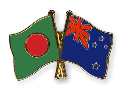 Fahnen Pins Bangladesch Neuseeland