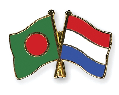 Fahnen Pins Bangladesch Niederlande