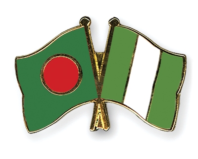 Fahnen Pins Bangladesch Nigeria