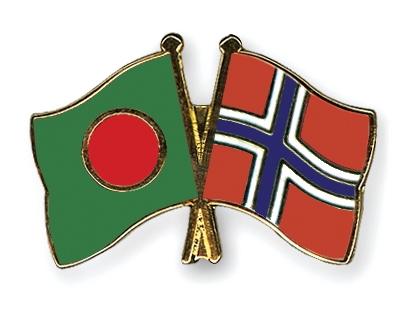 Fahnen Pins Bangladesch Norwegen
